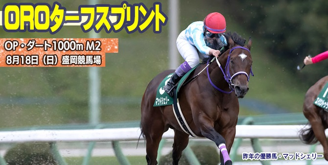 【盛岡・OROターフスプリント2024】岩手競馬重賞みどころ