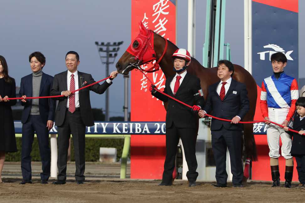 大井競馬場でサルサディオーネの引退式を実施　今春はオルフェーヴルと交配予定