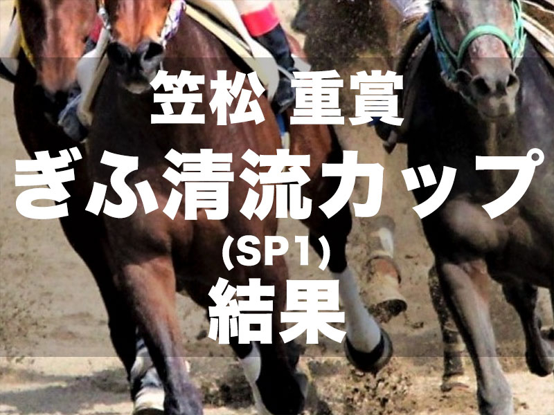 【笠松・ぎふ清流カップ2024】単勝5番人気ダイジョバナイが逃げ切りV