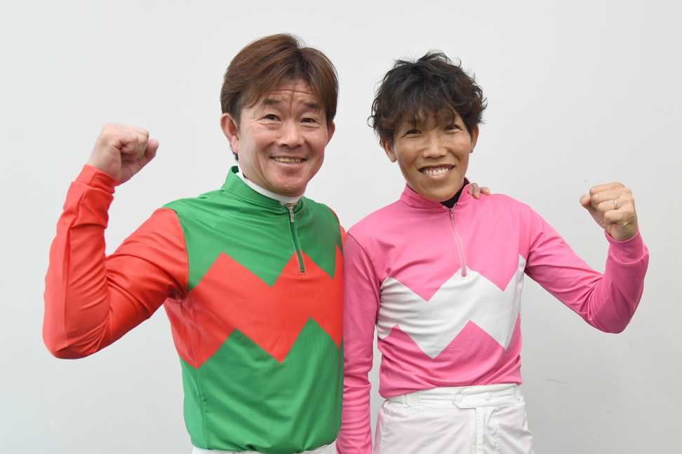 園田競馬に復帰した小牧太騎手らがお盆シリーズをＰＲ　「売り上げに貢献したい」